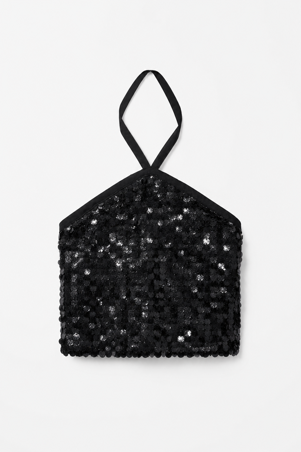 Sequins Halter Neck Top