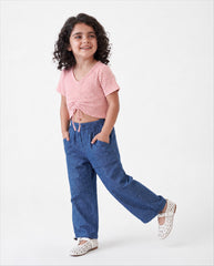 Girl Drawstring Polka