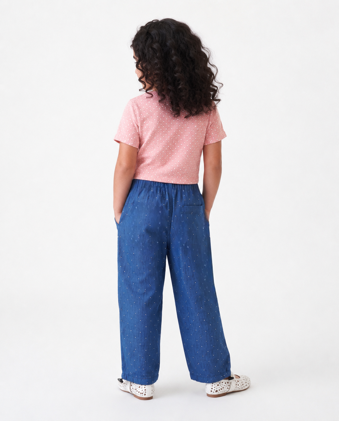 Girl Drawstring Polka