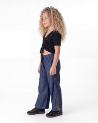 Girl Drawstring Polka