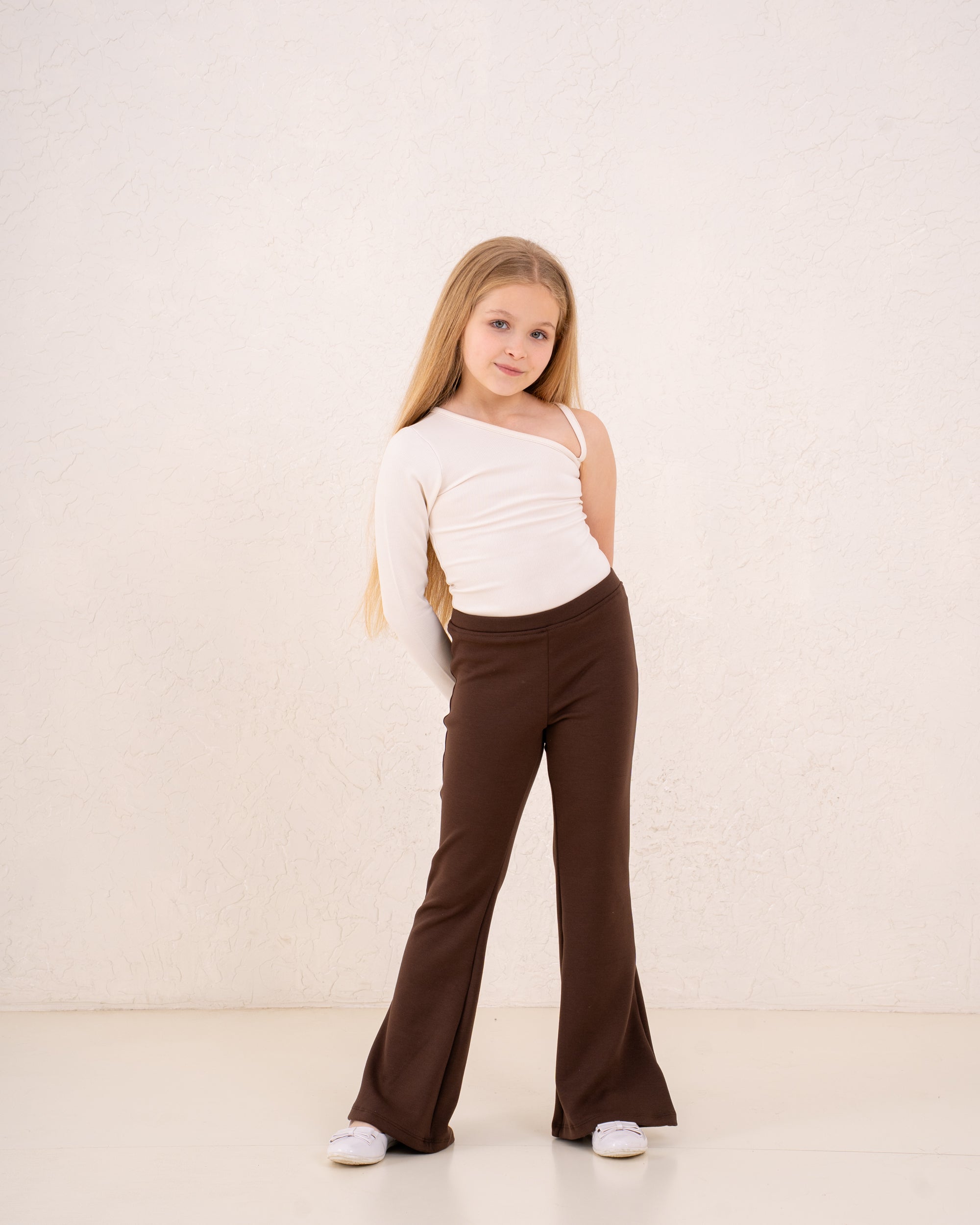 Girl star flared pants