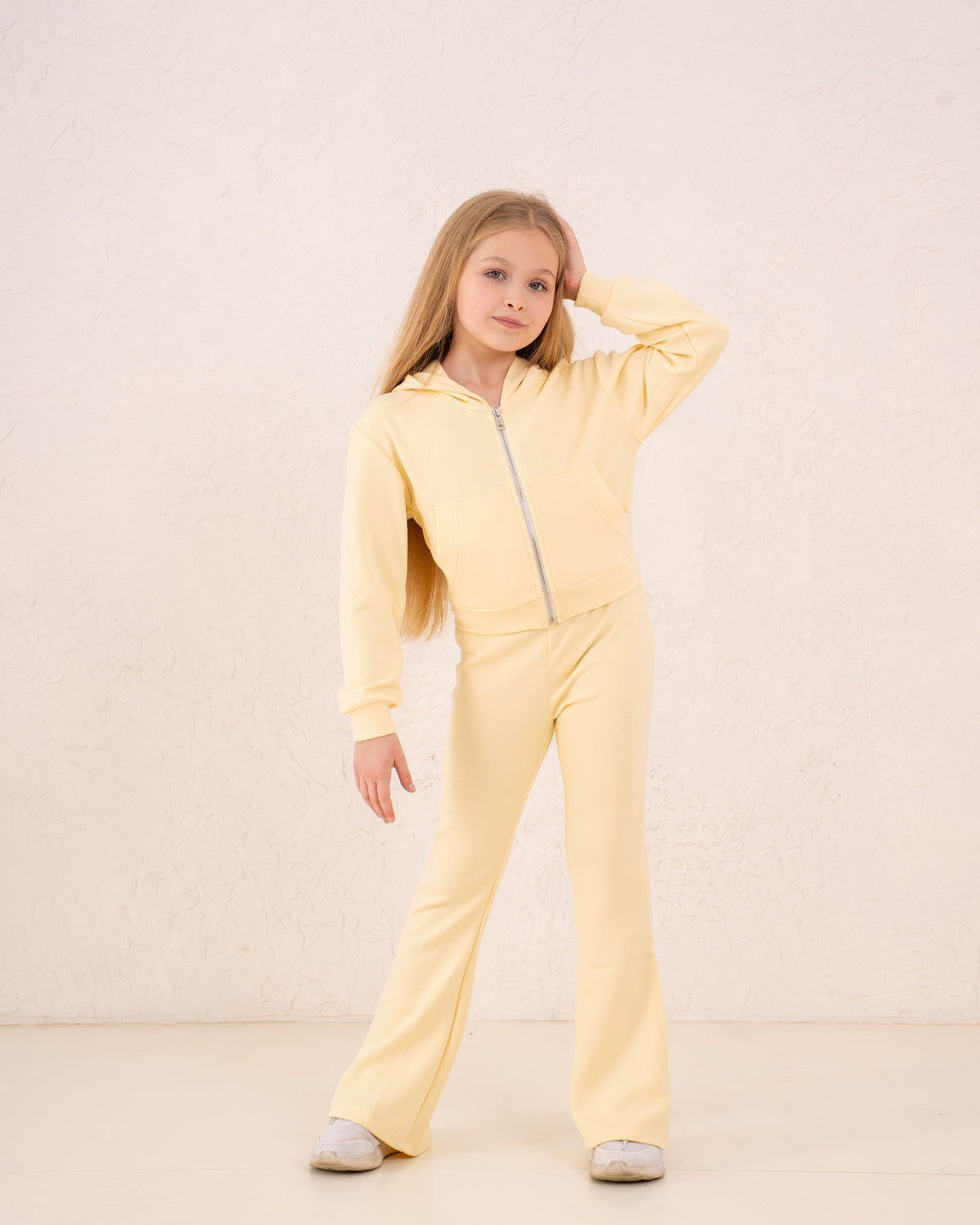 Girl star flared pants