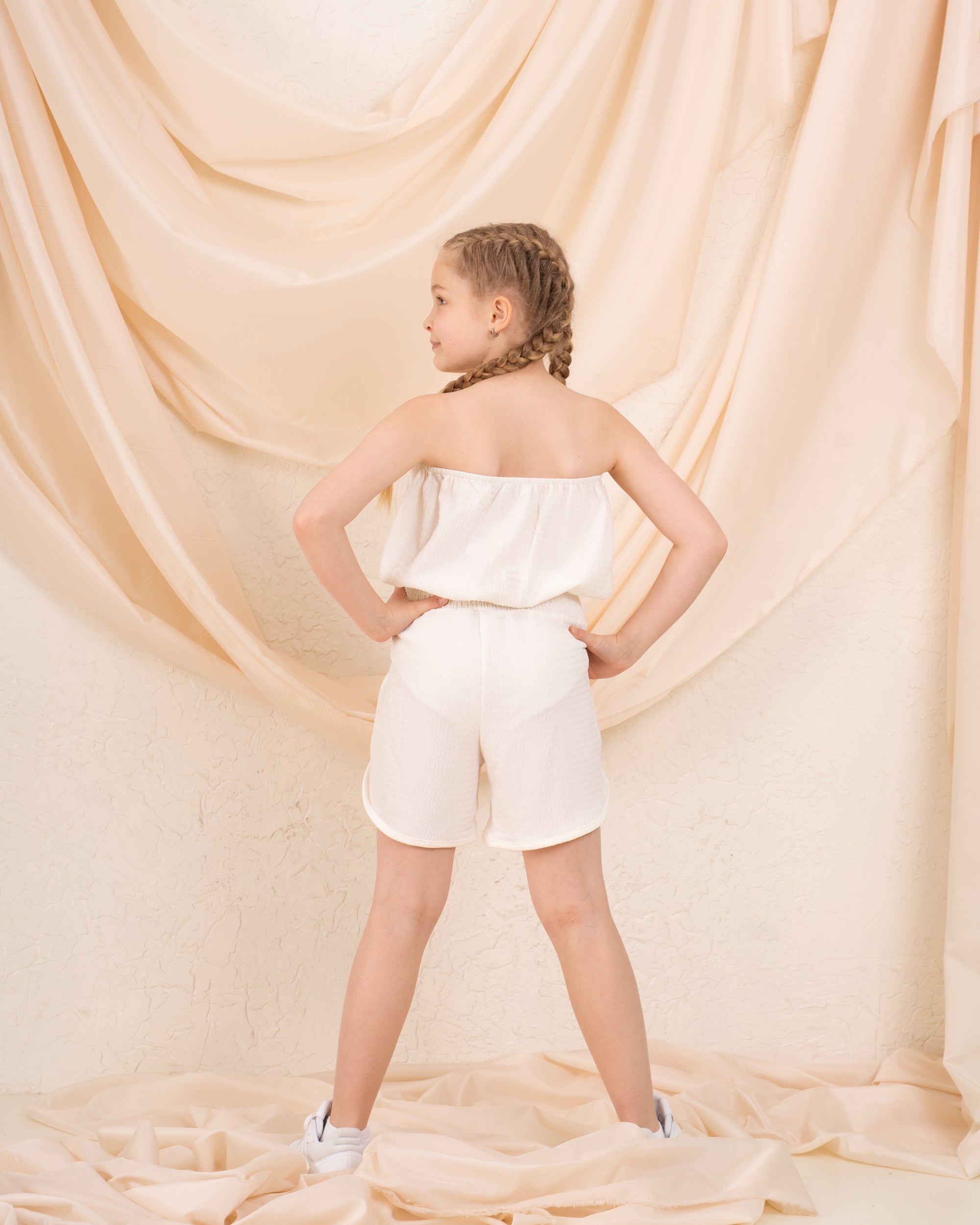 Girl crushed jumpsuit
