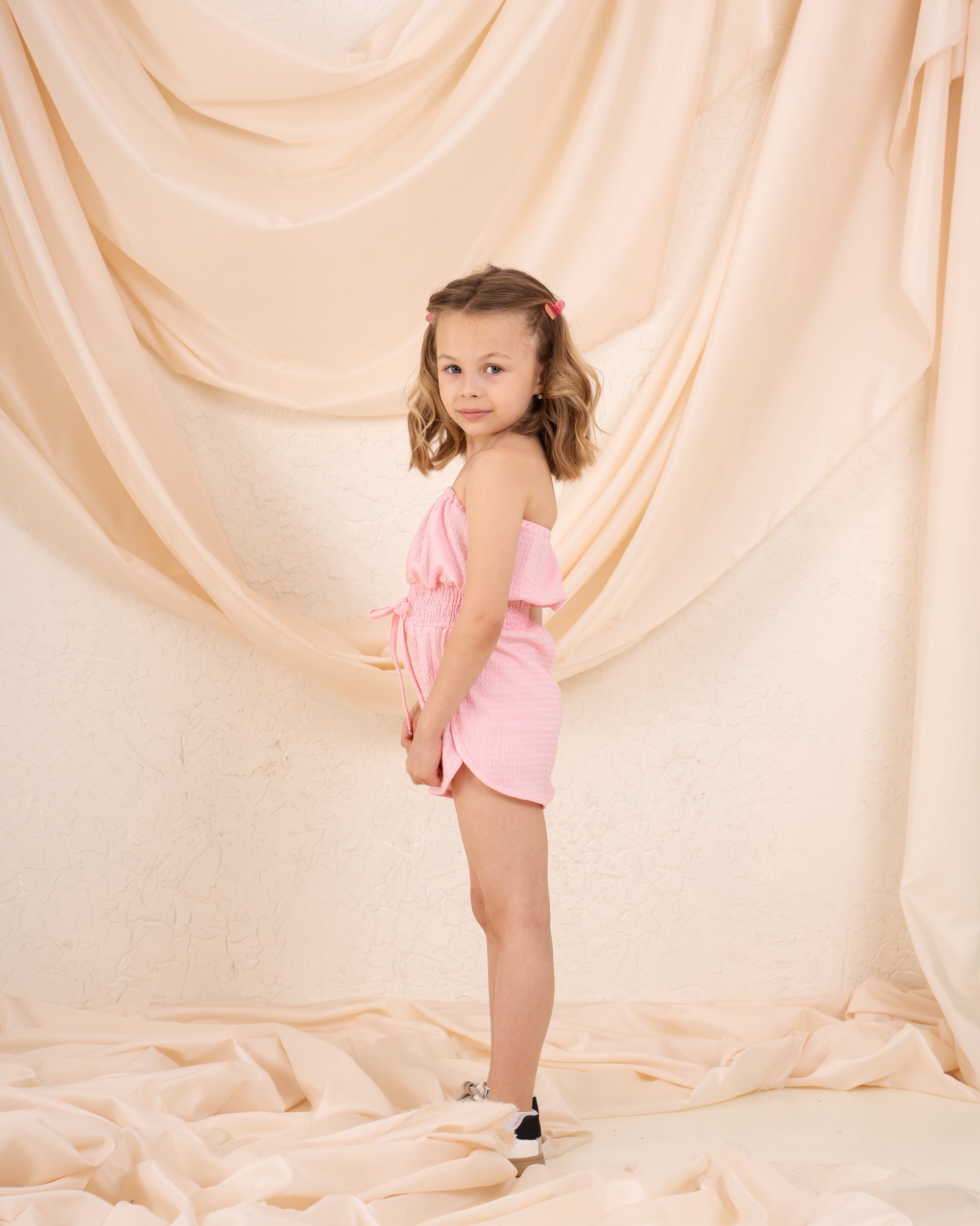 Girl crushed jumpsuit