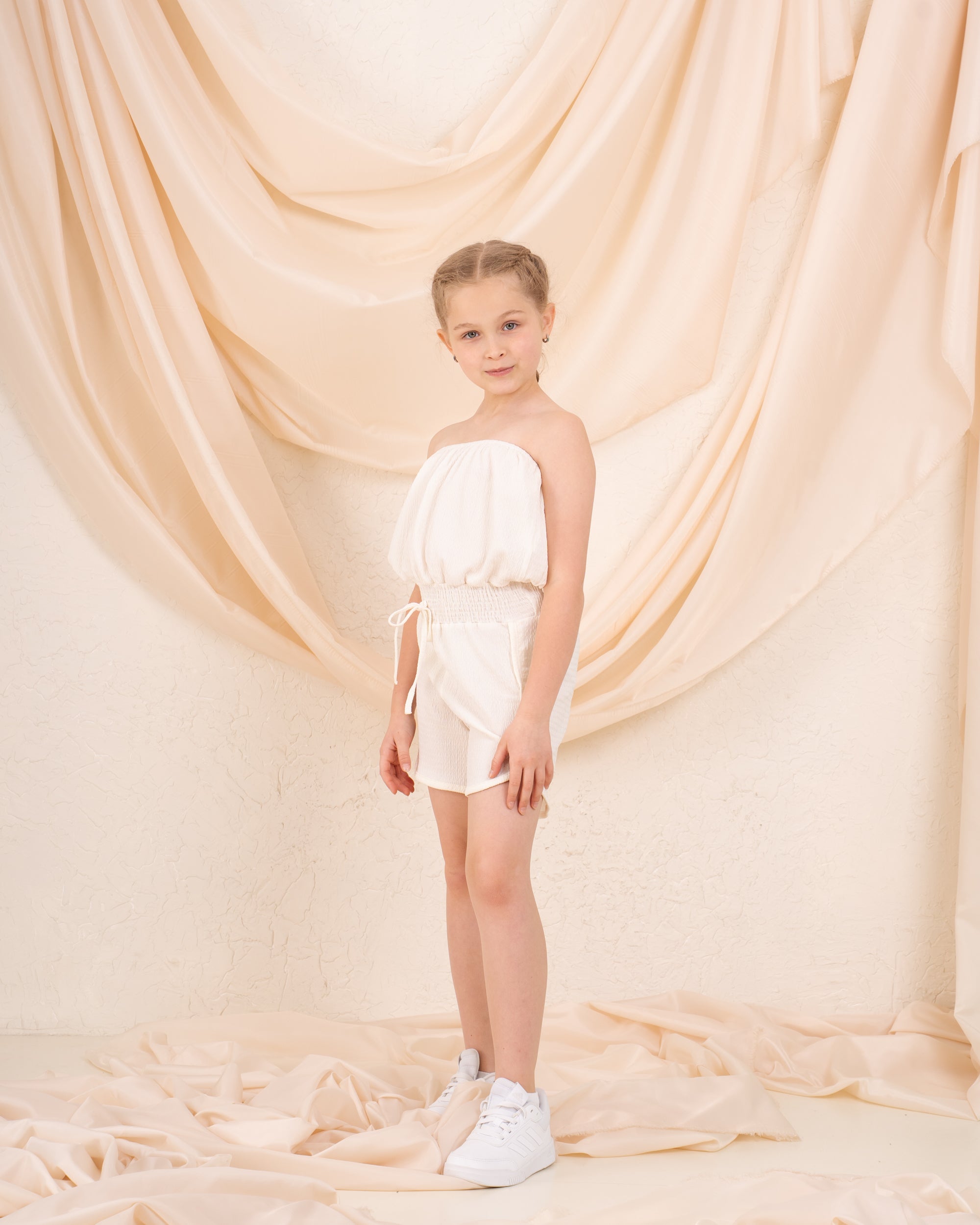 Girl crushed jumpsuit