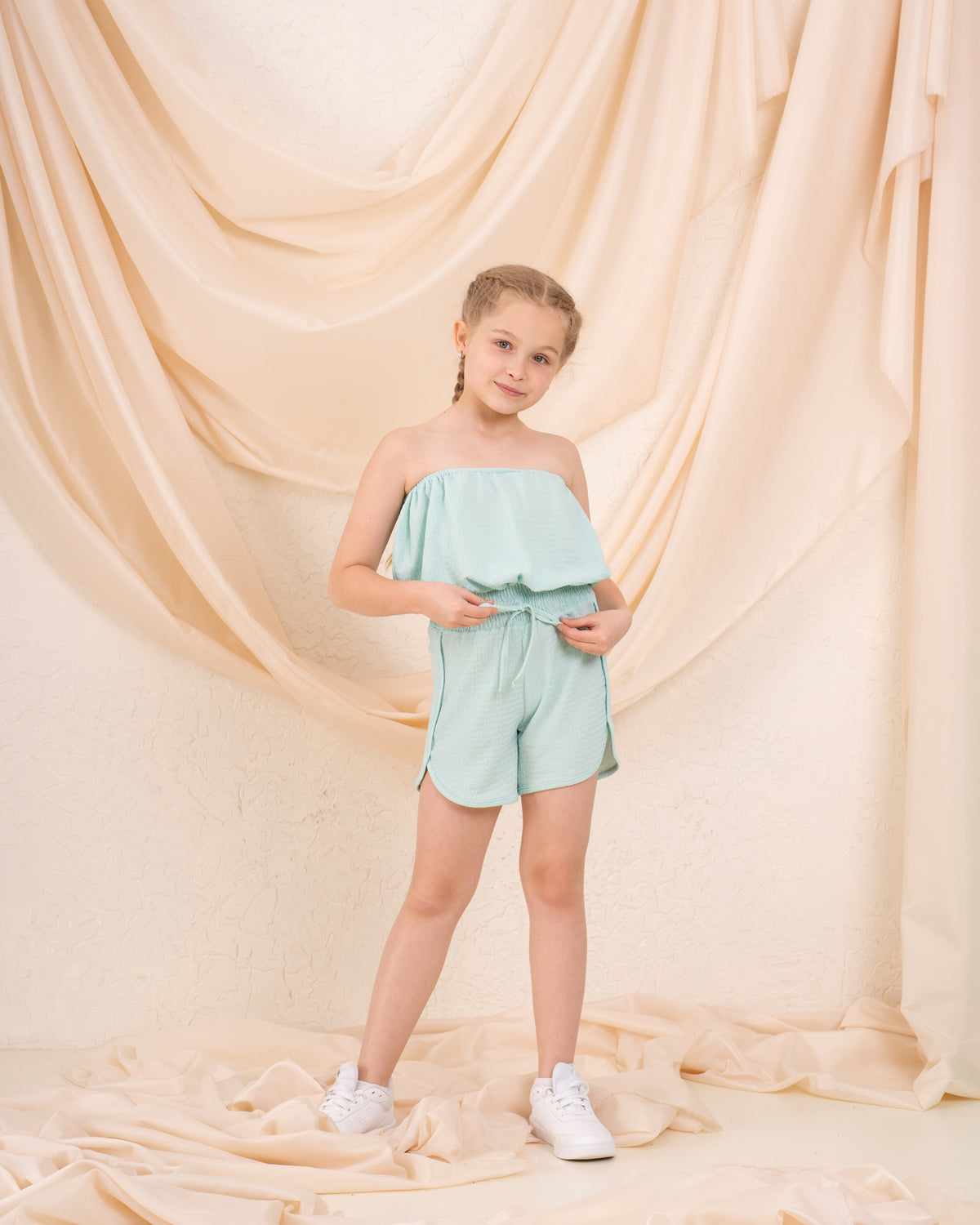 Girl crushed jumpsuit