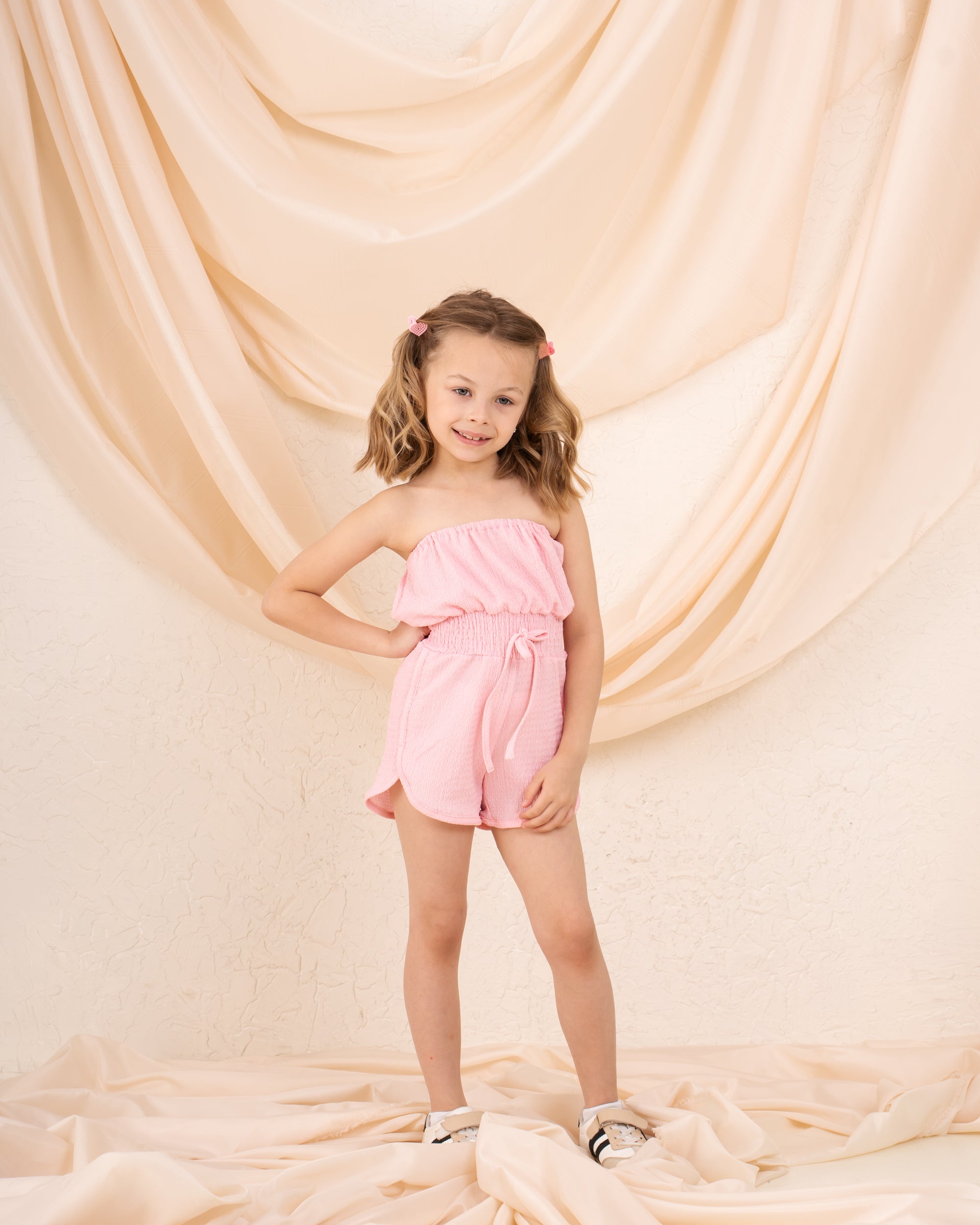 Girl crushed jumpsuit