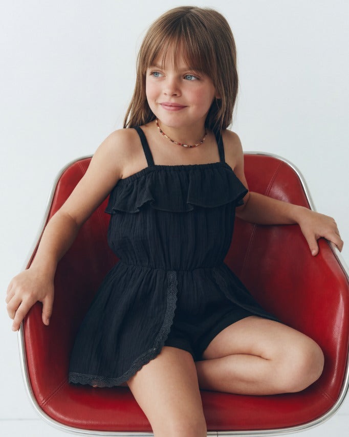 Girl high low jumpsuit