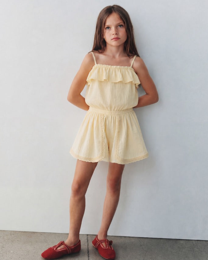 Girl high low jumpsuit