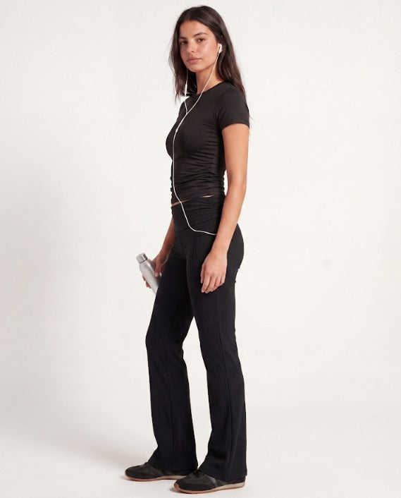 Teens Crushed Side-Ruched Flares