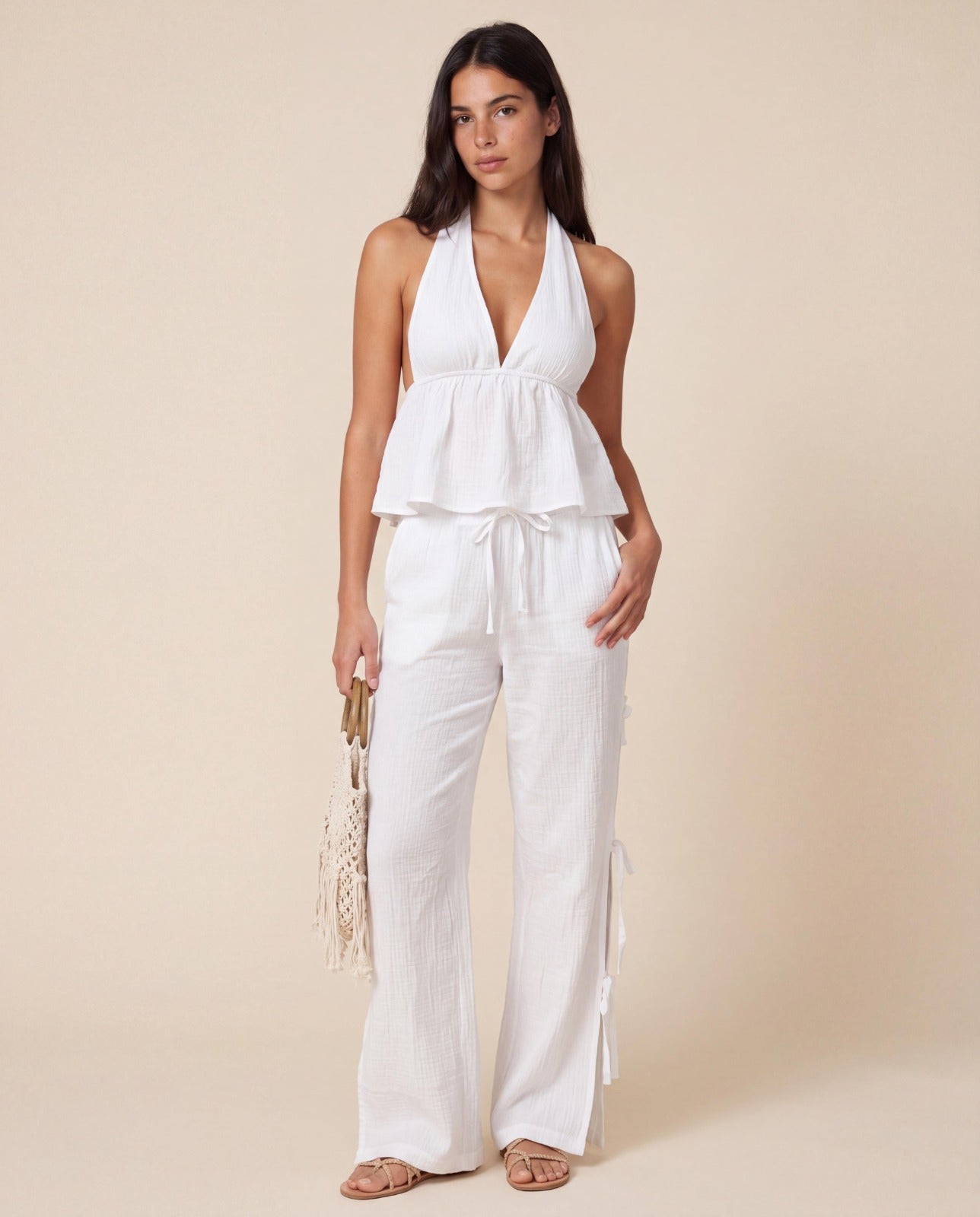 Teens Coastal Dream White Pants