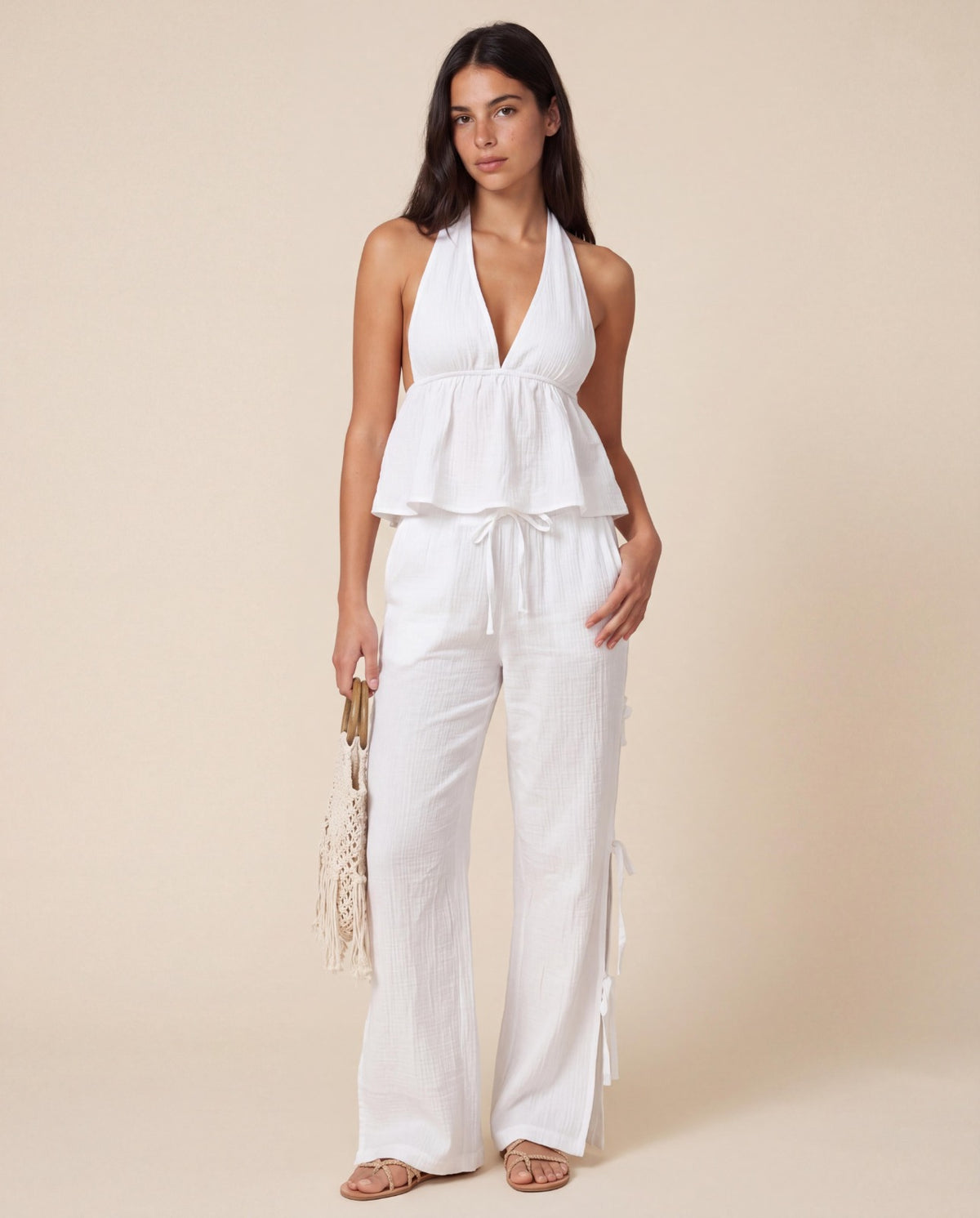 Teens Coastal Dream White Pants