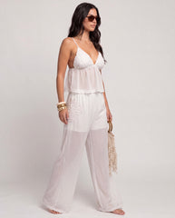 Teens halter crochet top