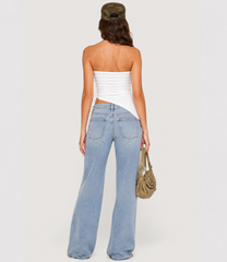 Teens high low tube top