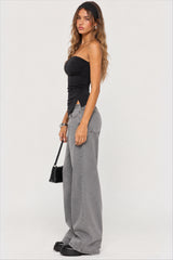 Teens high low tube top