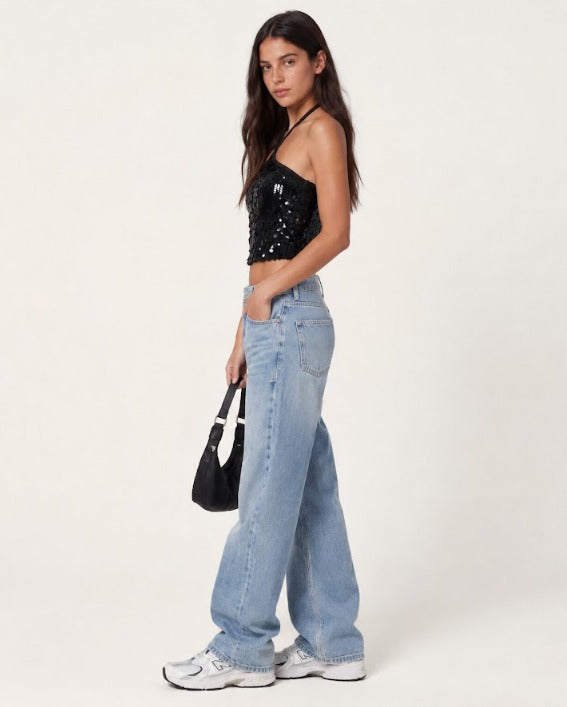The Star-Teens Sequin Halter Top