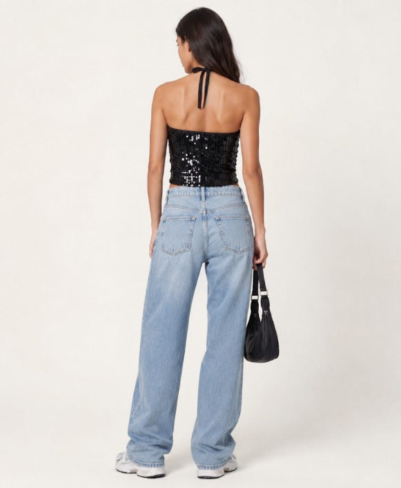 The Star-Teens Sequin Halter Top