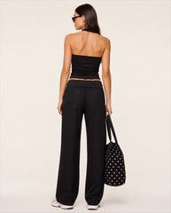 Teens Dreamy Peplum Halter Top