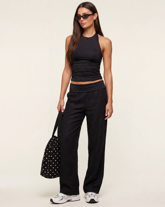 Teens Dreamy Peplum Halter Top