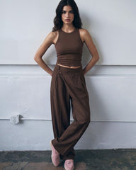 Women Sculpted Ribbed Tank Top