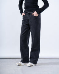 Drawstring Denim Pants