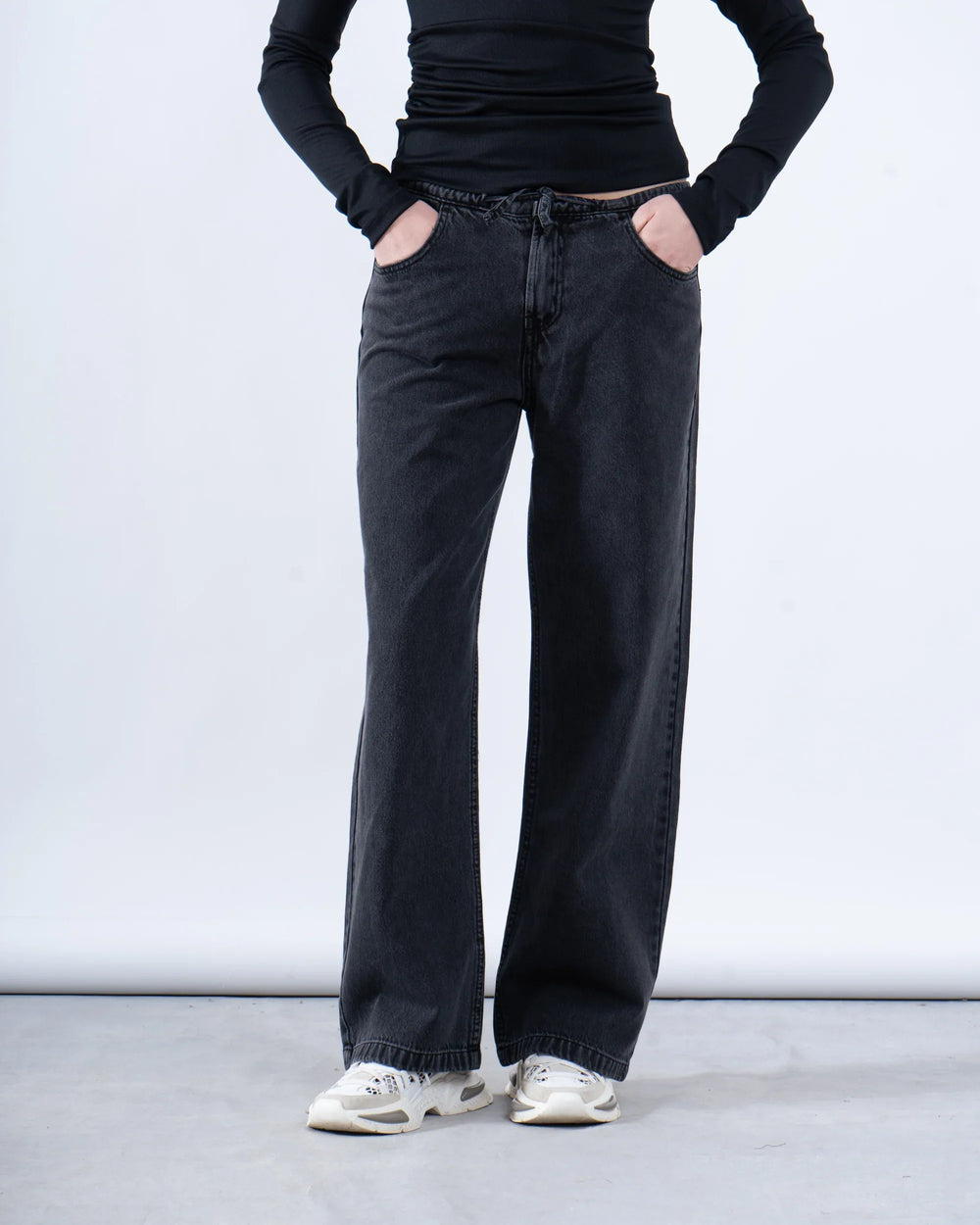 Drawstring Denim Pants - Venti