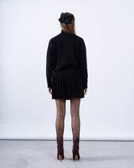 Knit Pleated Skirt