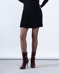 Knit Pleated Skirt