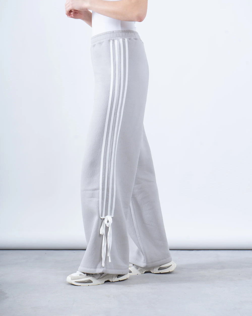 Wide-Leg Track Pants With Side Tape - Venti