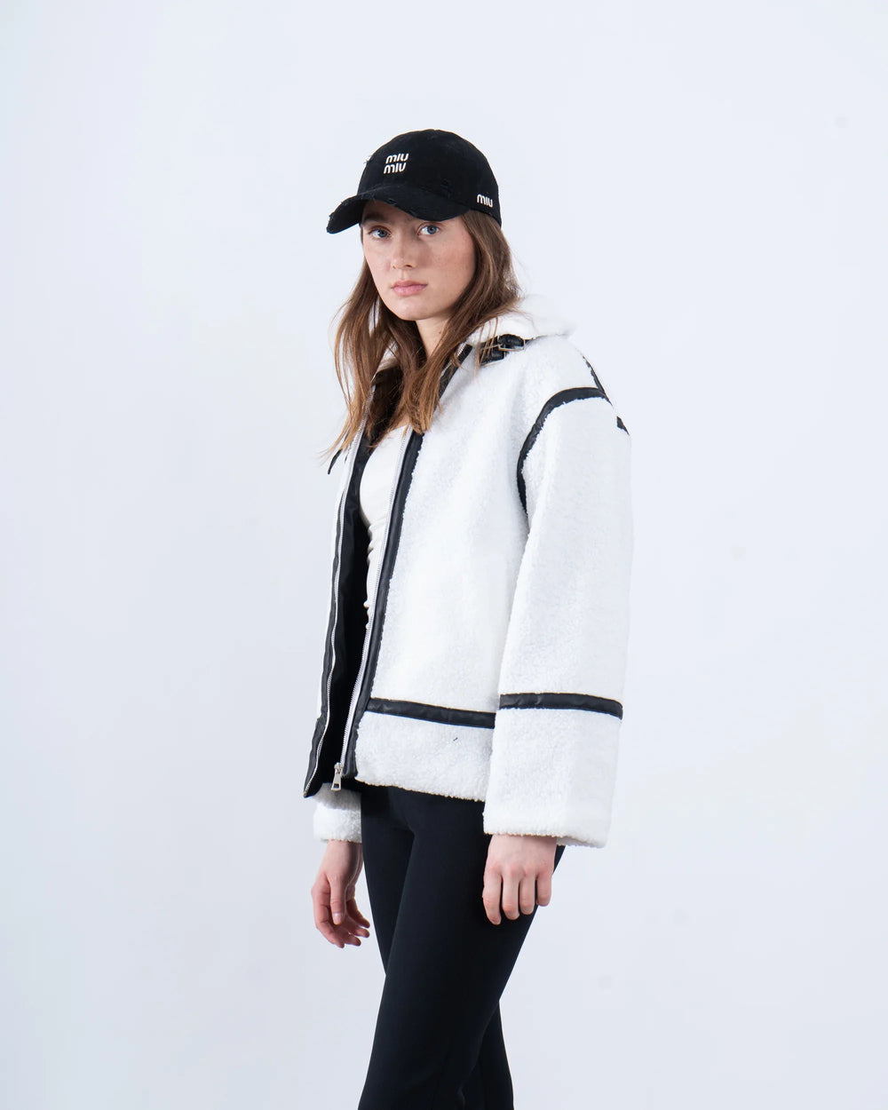 Women teddy zip up jacket - Venti