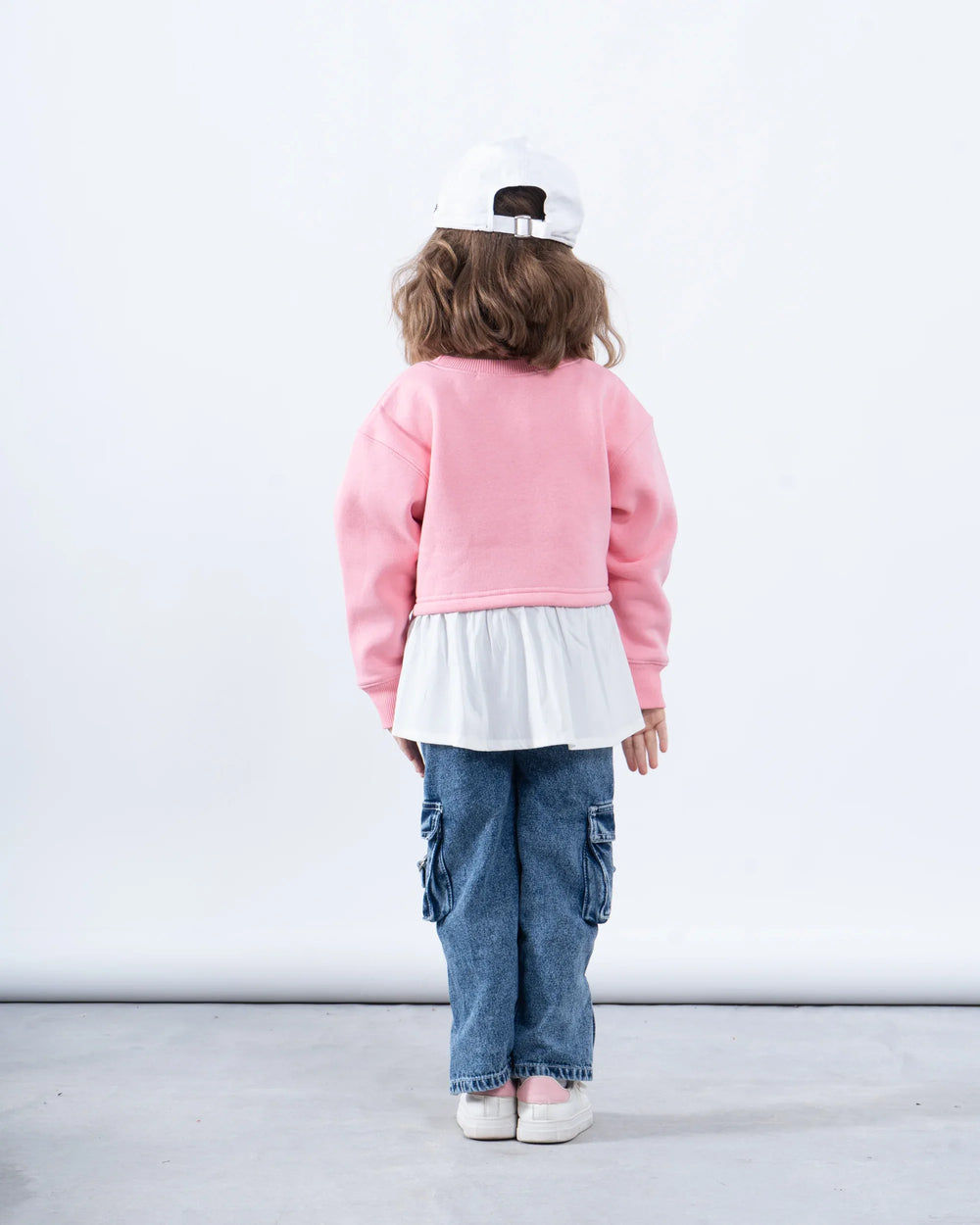 Girl sweatshirt attached shirt - Venti