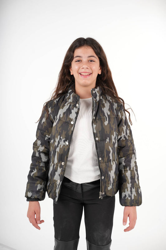 Camouflage Bomber Jacket