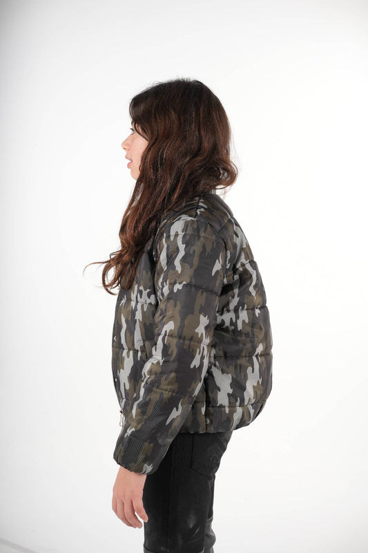 Camouflage Bomber Jacket