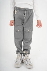 Fleece-Lined Cargo Sweatpants