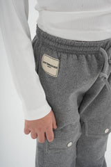 Fleece-Lined Cargo Sweatpants