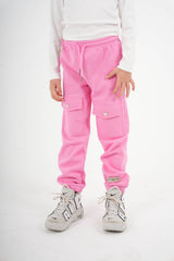 Fleece-Lined Cargo Sweatpants