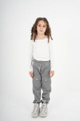 Fleece-Lined Cargo Sweatpants