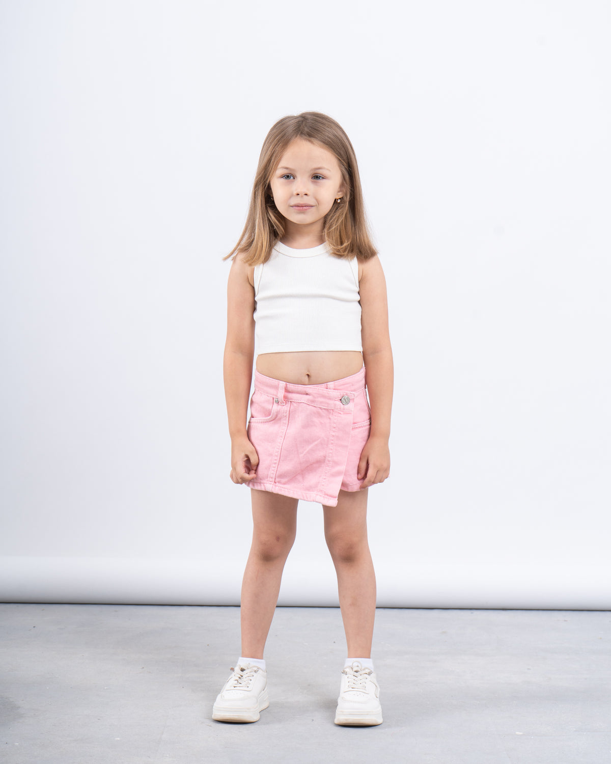 Denim Washed Skort