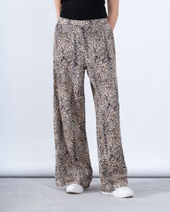 Leopard Wide-Leg Pants