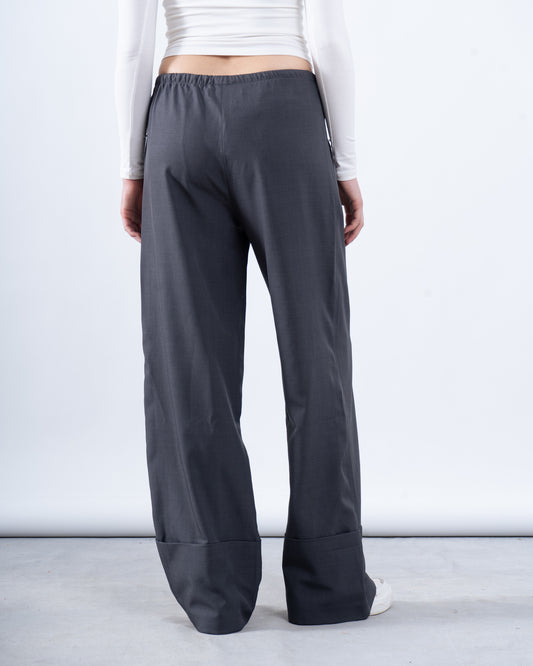 No Waist Wide-Leg Pants