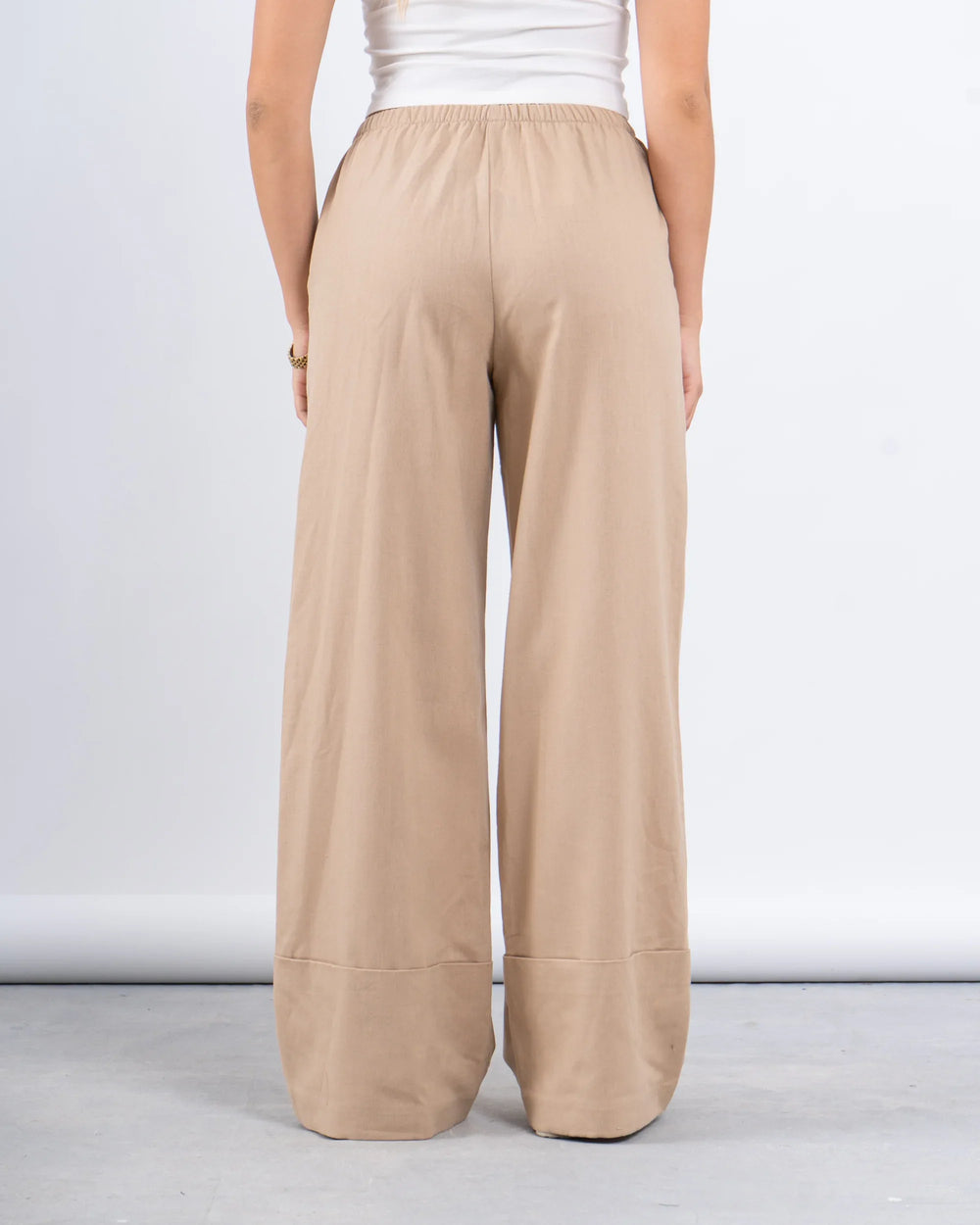 Wide-Leg Linen Pants - Venti