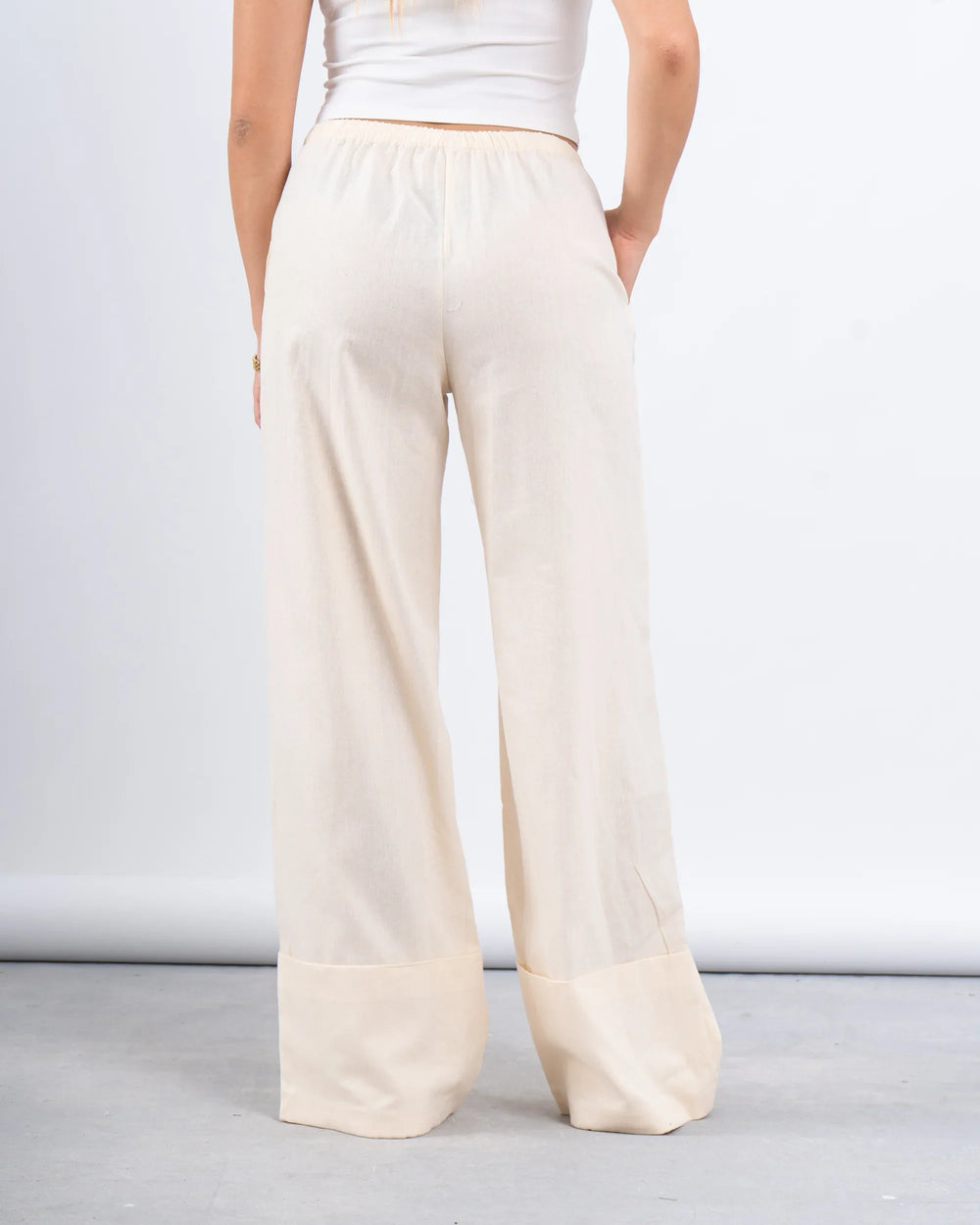 Wide-Leg Linen Pants - Venti