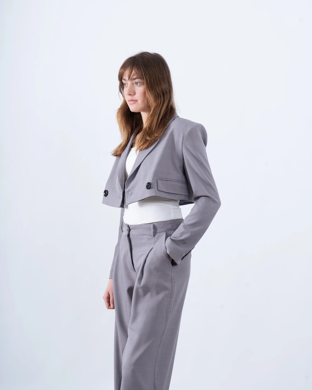 Cropped Women Blazer - Venti