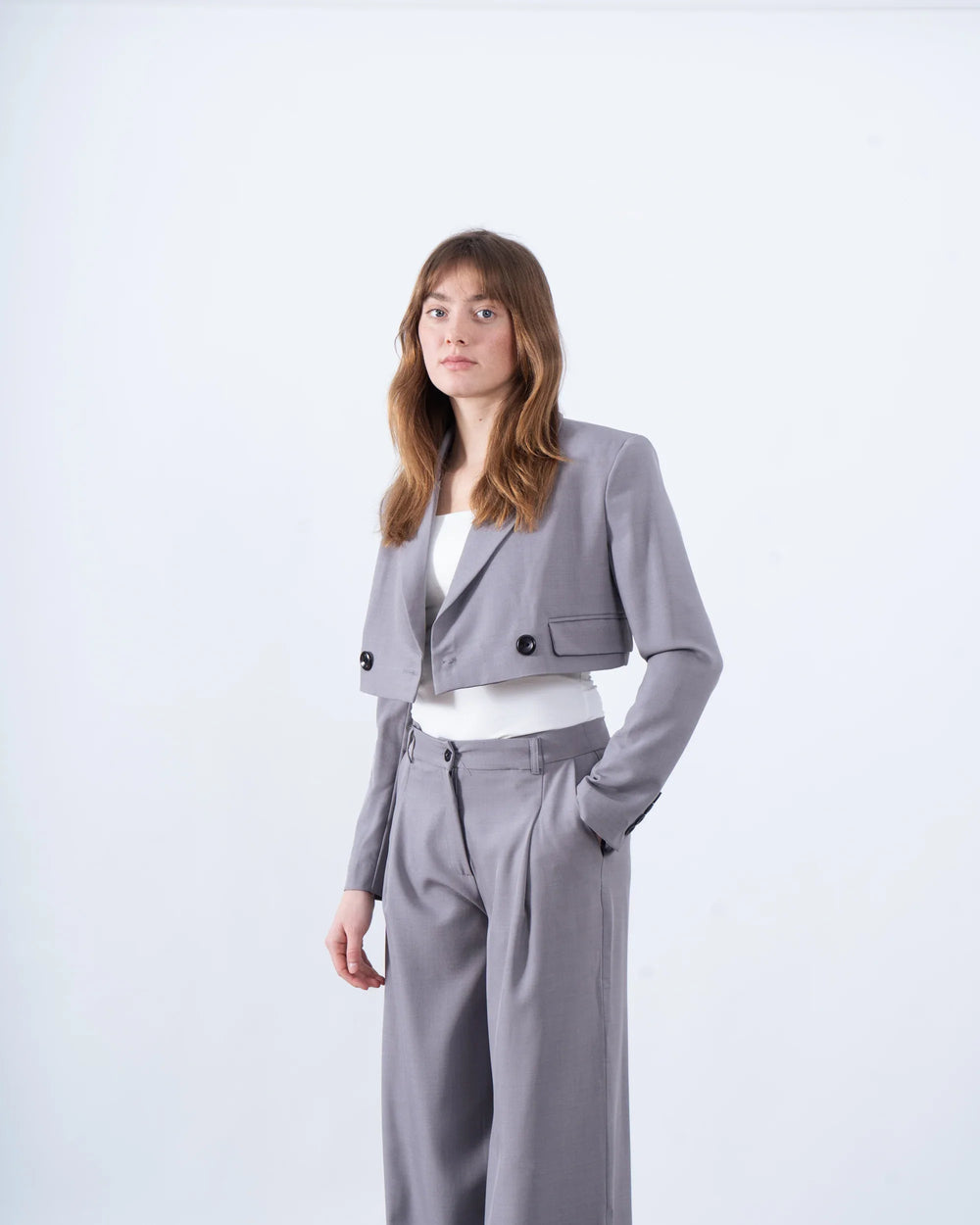 Cropped Women Blazer - Venti