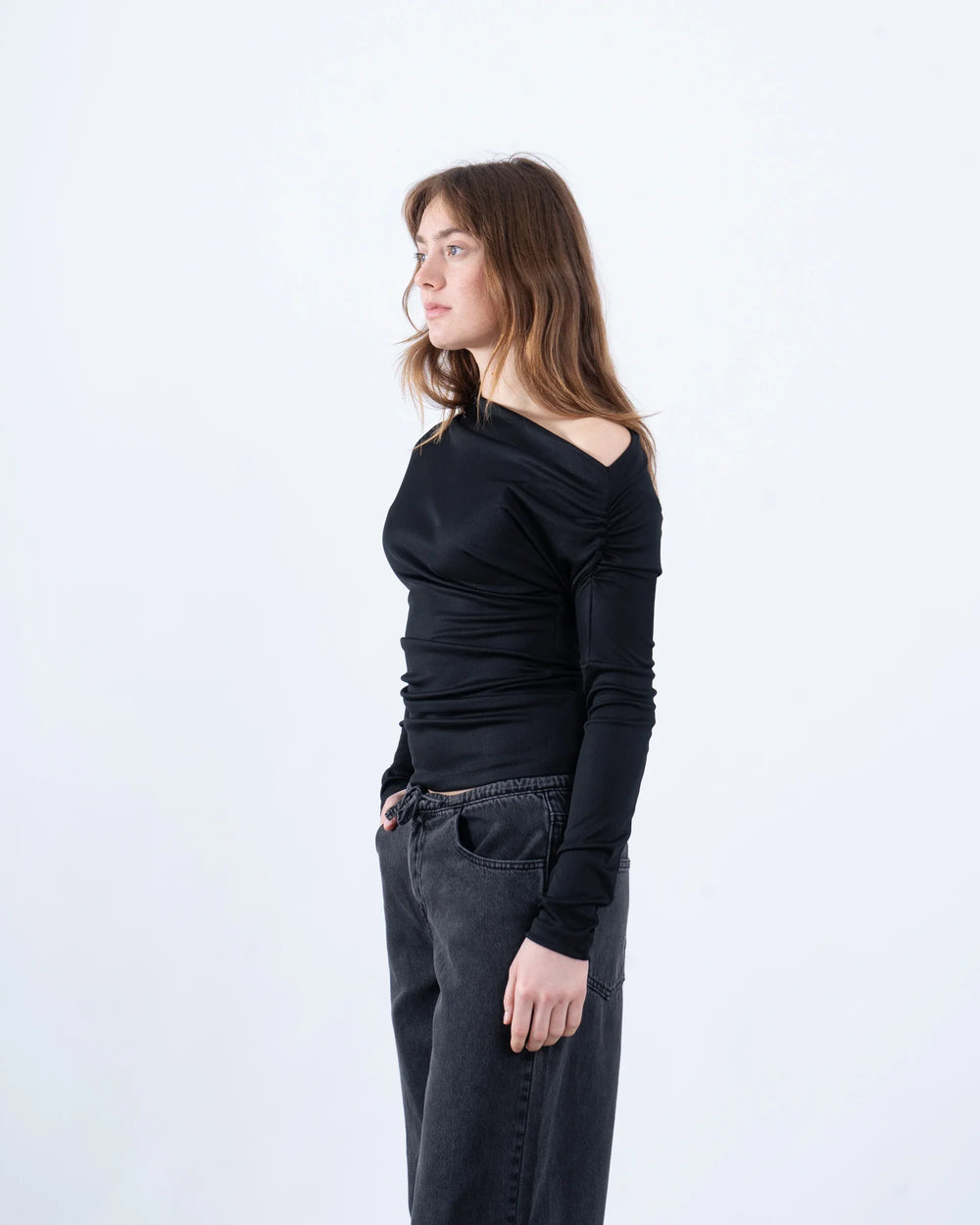 Fitted Draped Top - Venti