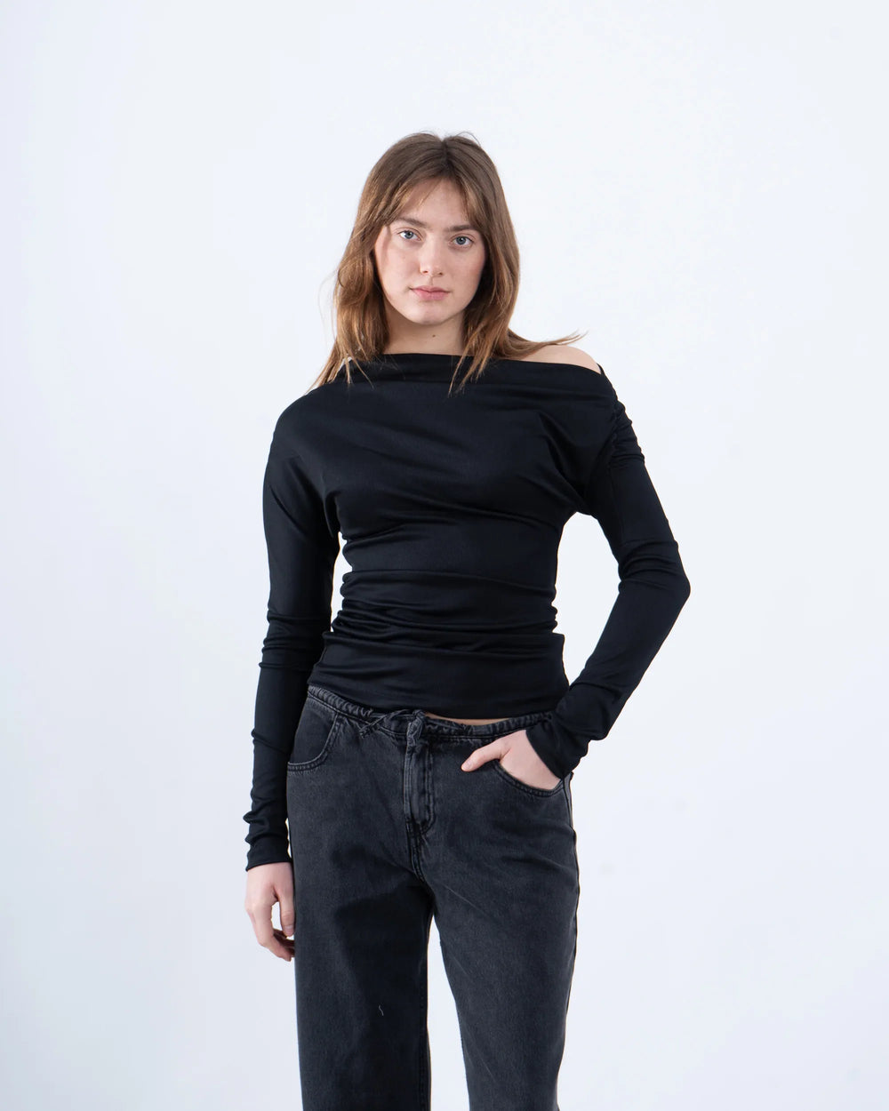 Fitted Draped Top - Venti