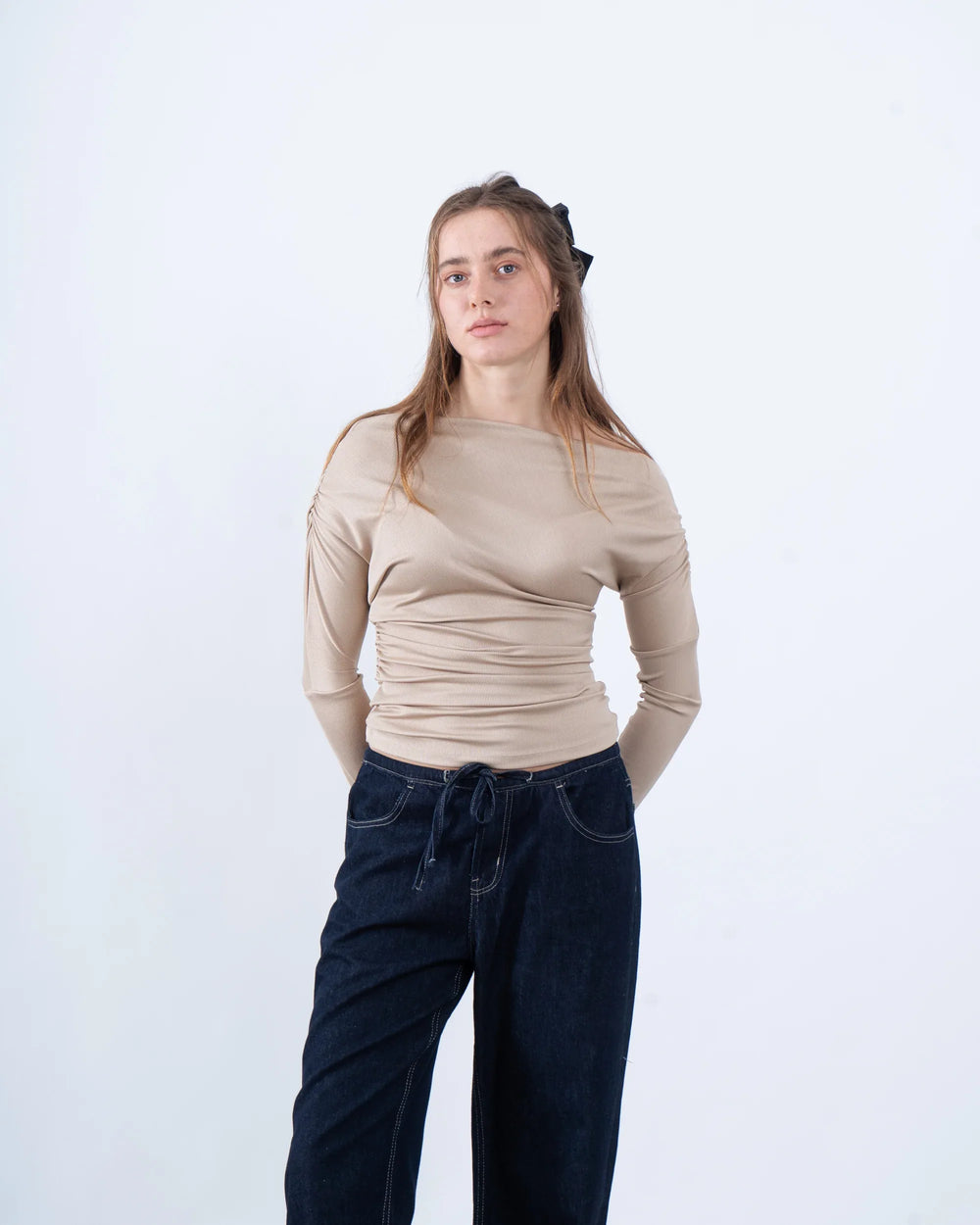 Fitted Draped Top - Venti