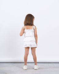 Tiered Broderie Dress