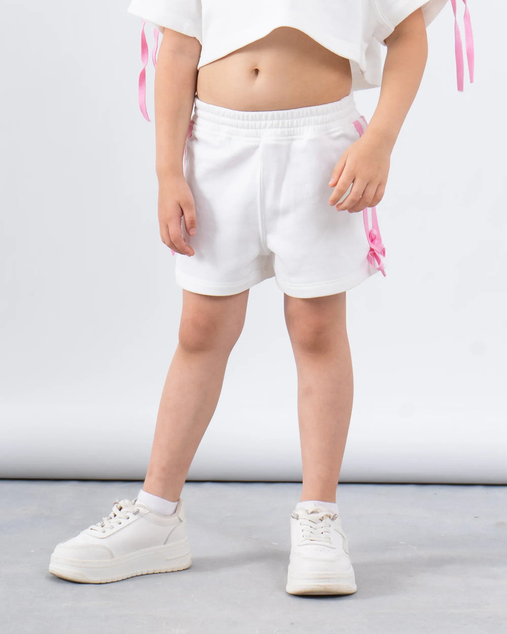 Ribbon-Detail Sporty Shorts - Venti
