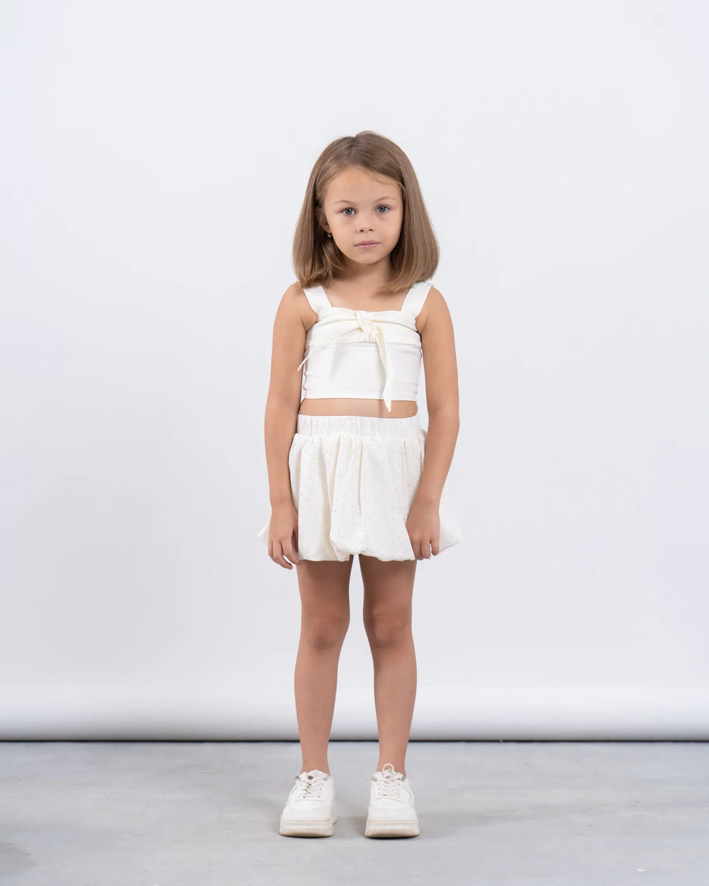 Sparkling Puffball Mini Skirt With Rhinestones - Venti